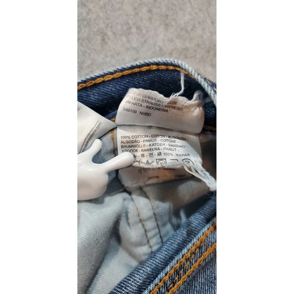 Levi's‎ 505 Men's Straight Leg Blue Jeans, Regular Fit, Size 36x34, 100% Cotton